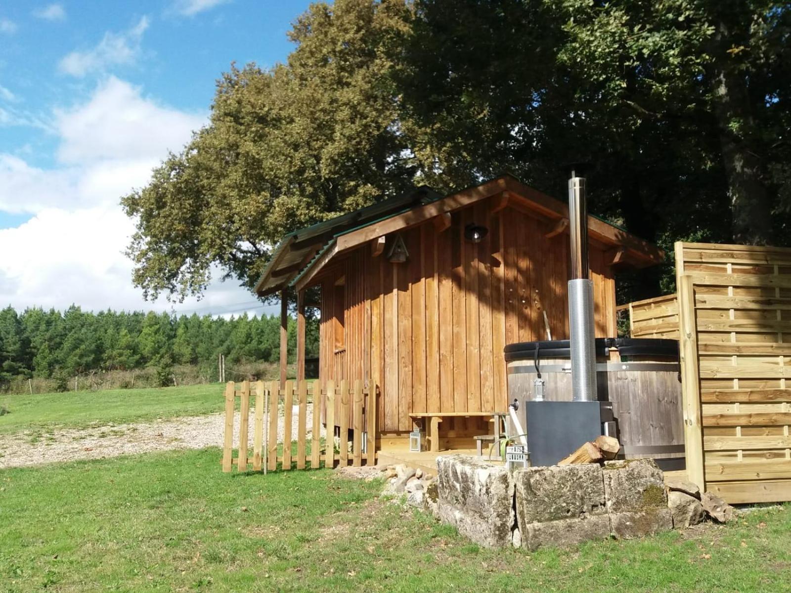 Roulotte Fleur Des Champs Villa Sigalens Kültér fotó